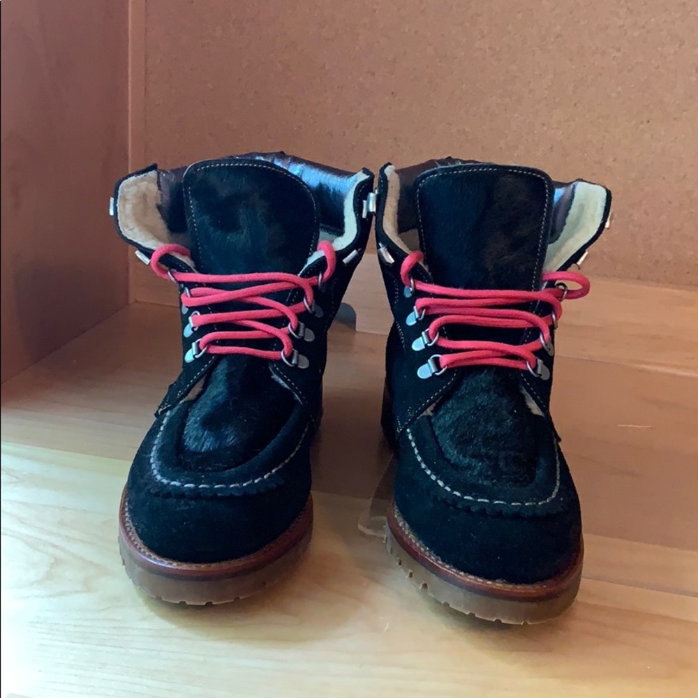 Black ankle boots